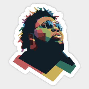 American Rapper Sticker